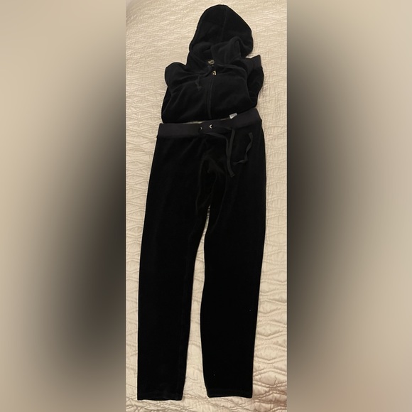 Juicy couture black label velour set - Picture 2 of 4